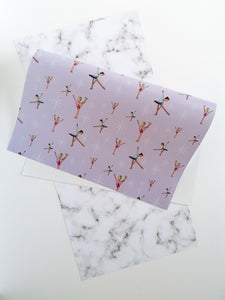 Ellie & Amber The Figure Skaters | A2 Wrapping Paper Sheets