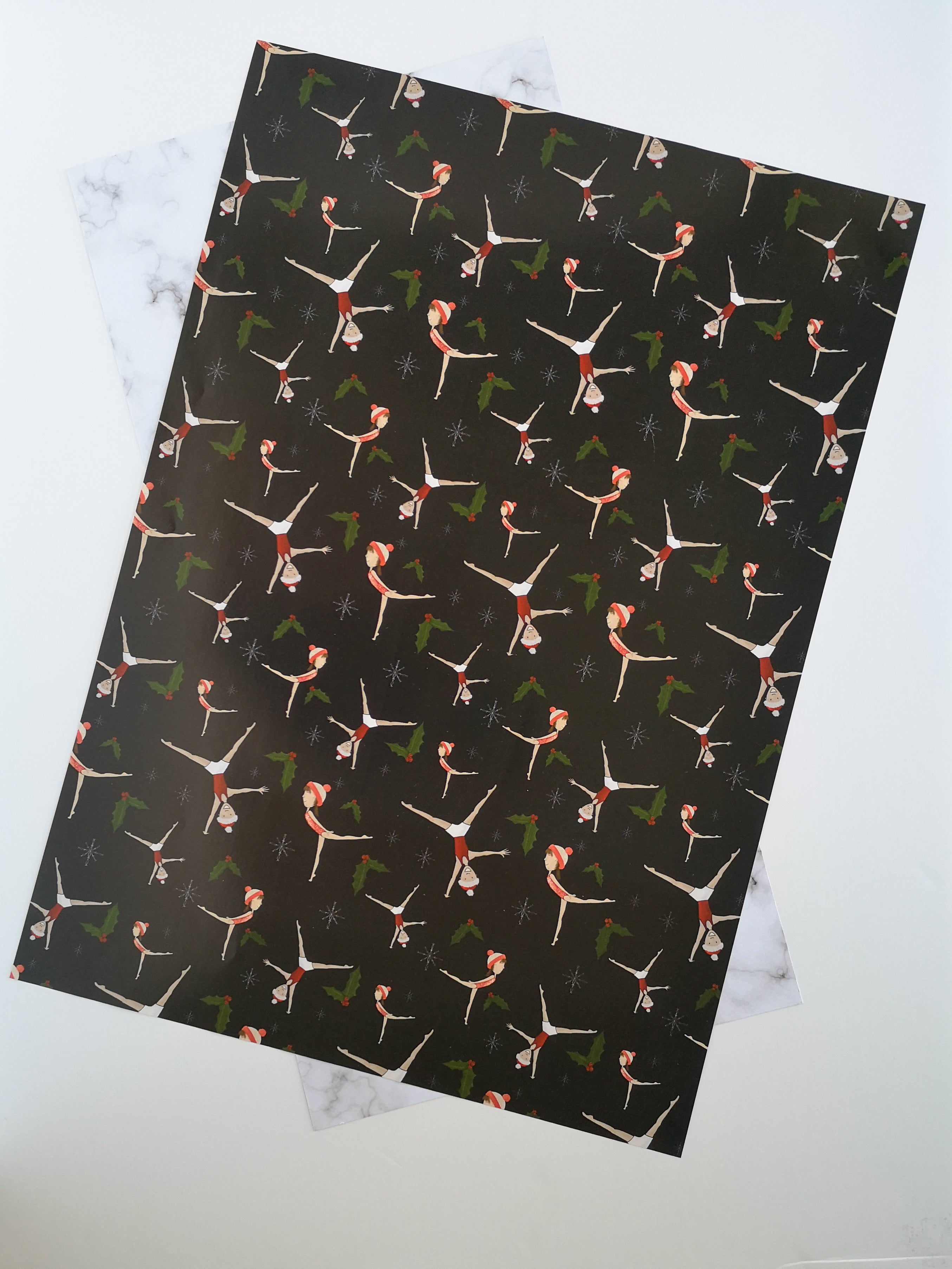 Gymnastics Christmas | A2 Wrapping Paper Sheets