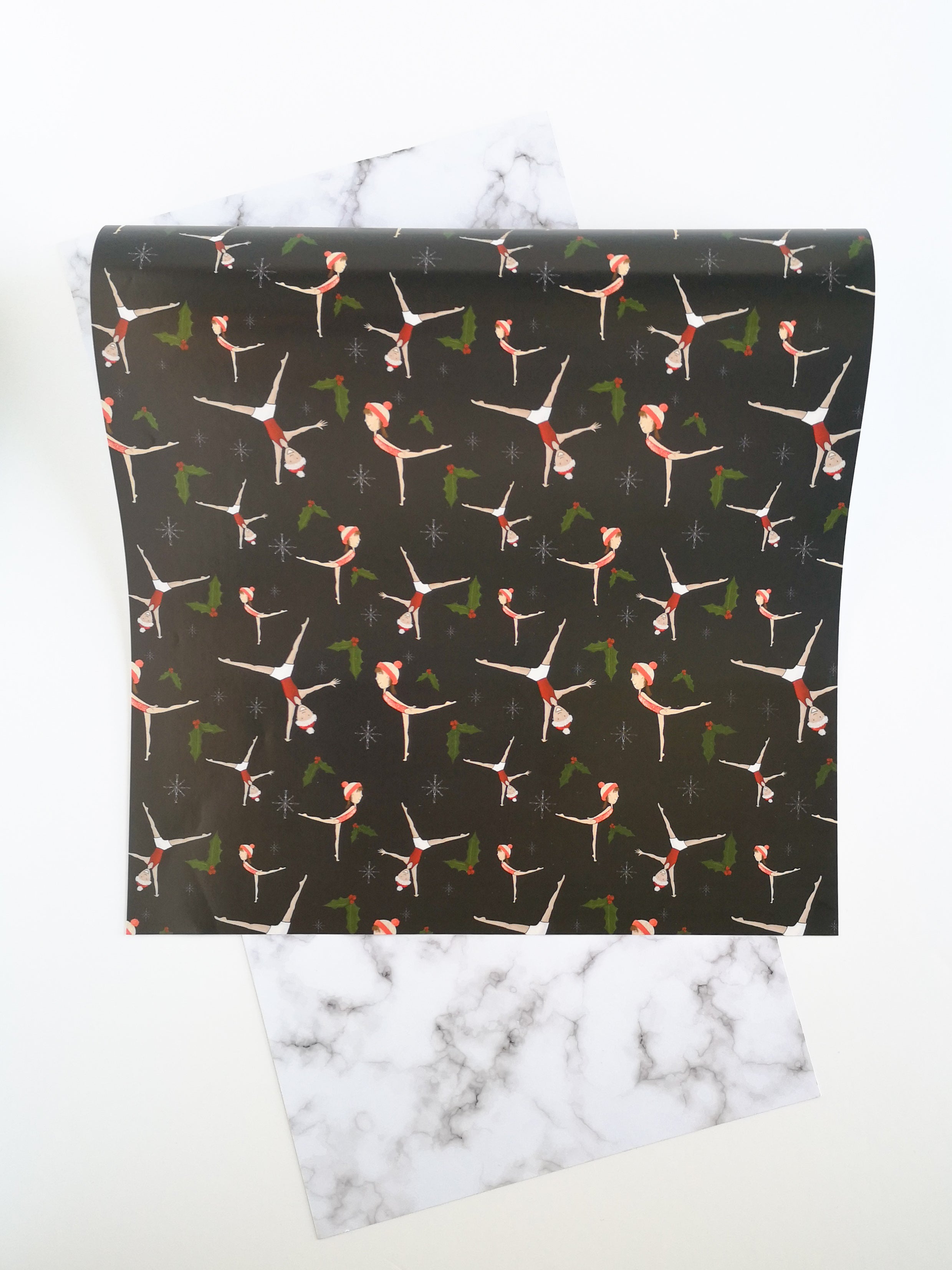 Gymnastics Christmas | A2 Wrapping Paper Sheets