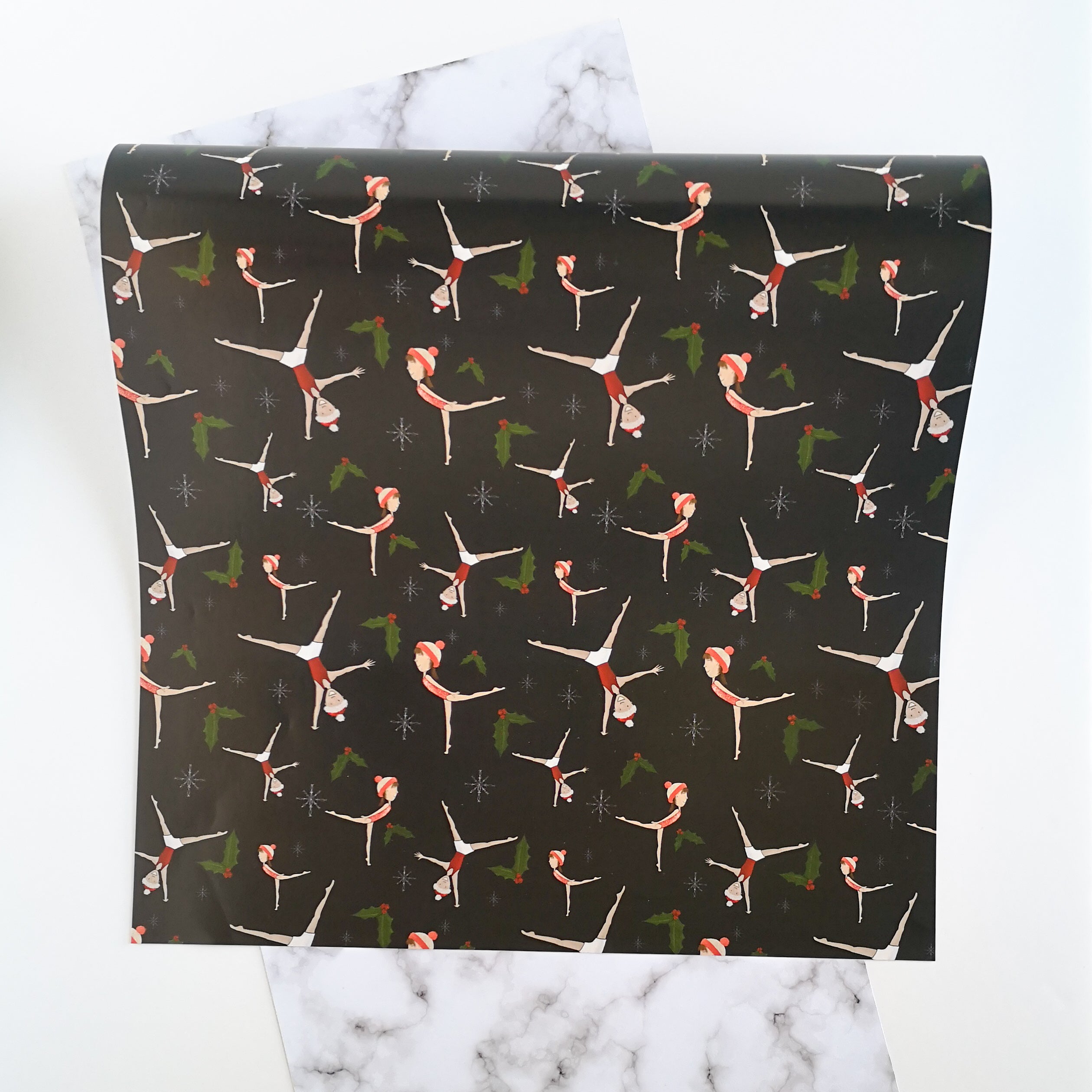 Gymnastics Christmas | A2 Wrapping Paper Sheets