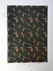 Gymnastics Christmas | A2 Wrapping Paper Sheets