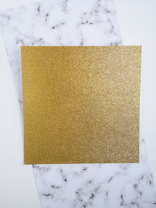 Gold glitter 12 x 12 inch recycled cardstock