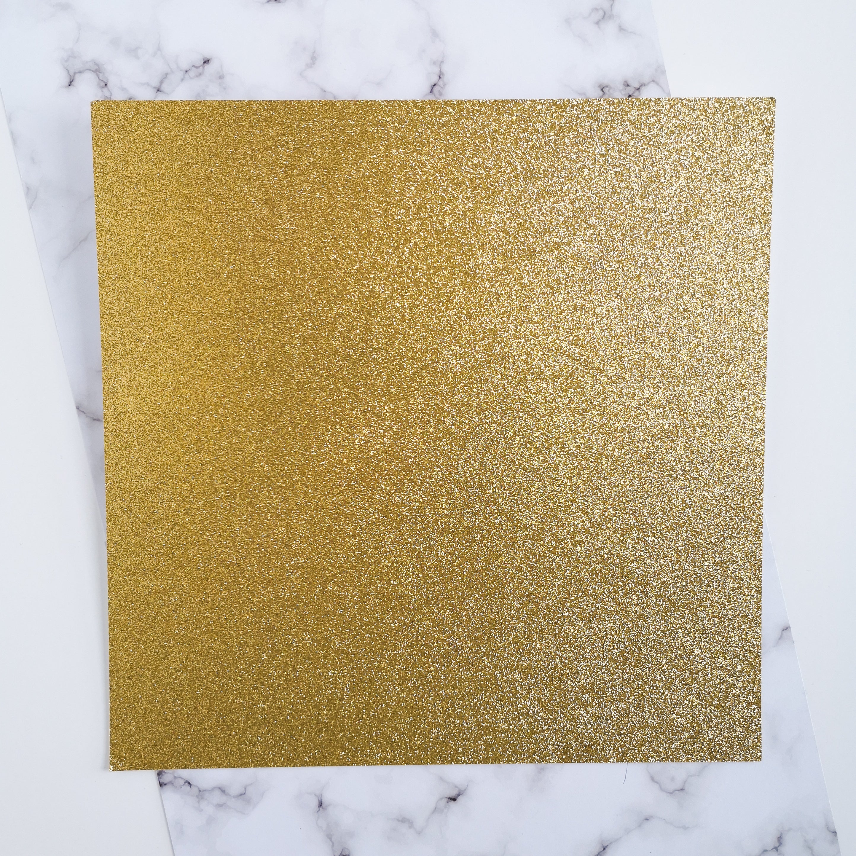 Gold 12 x 12 inch recycled glitter cardstock