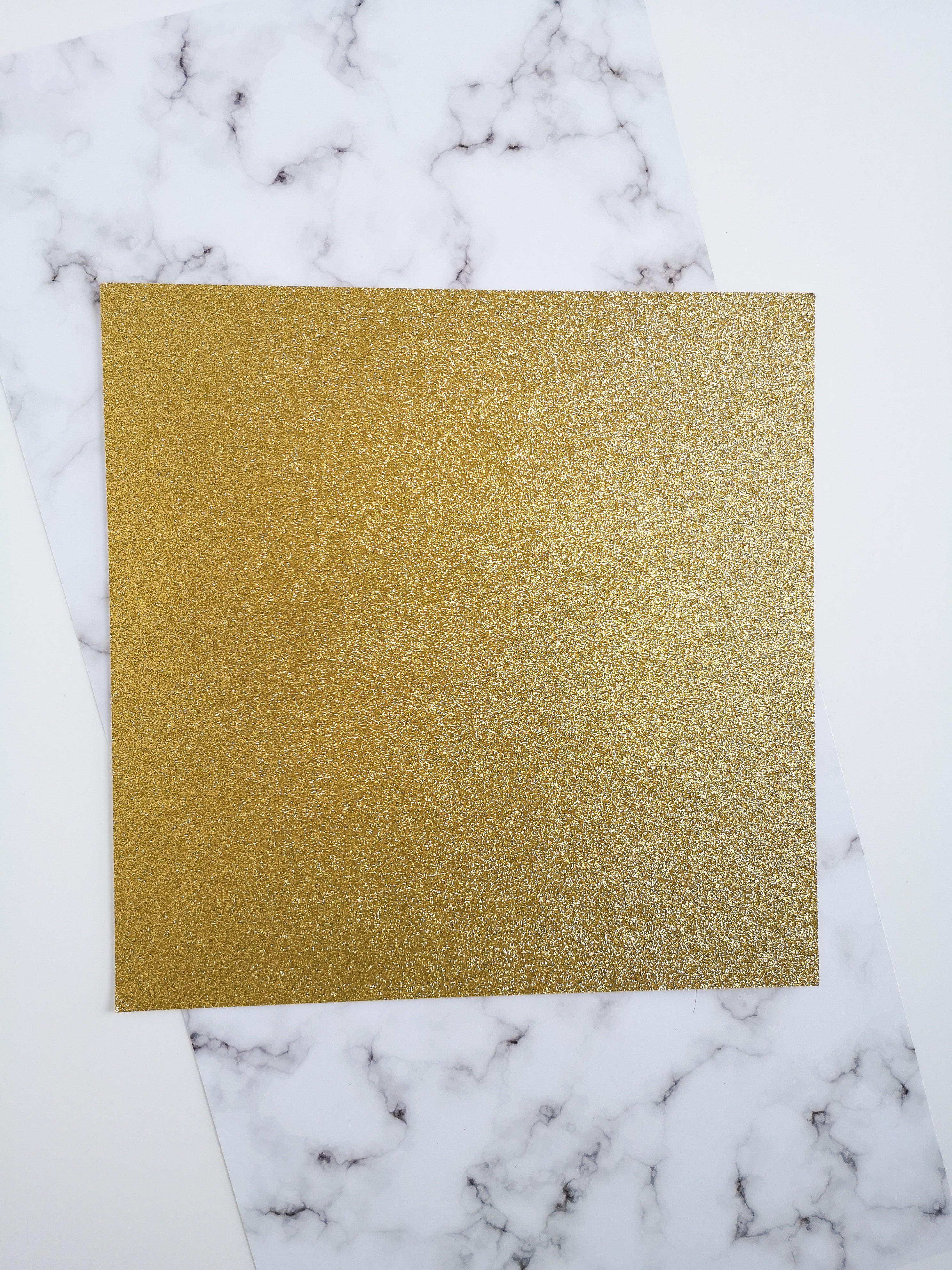 Gold 12 x 12 inch recycled glitter cardstock