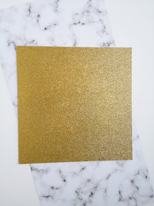 Gold 12 x 12 inch recycled glitter cardstock