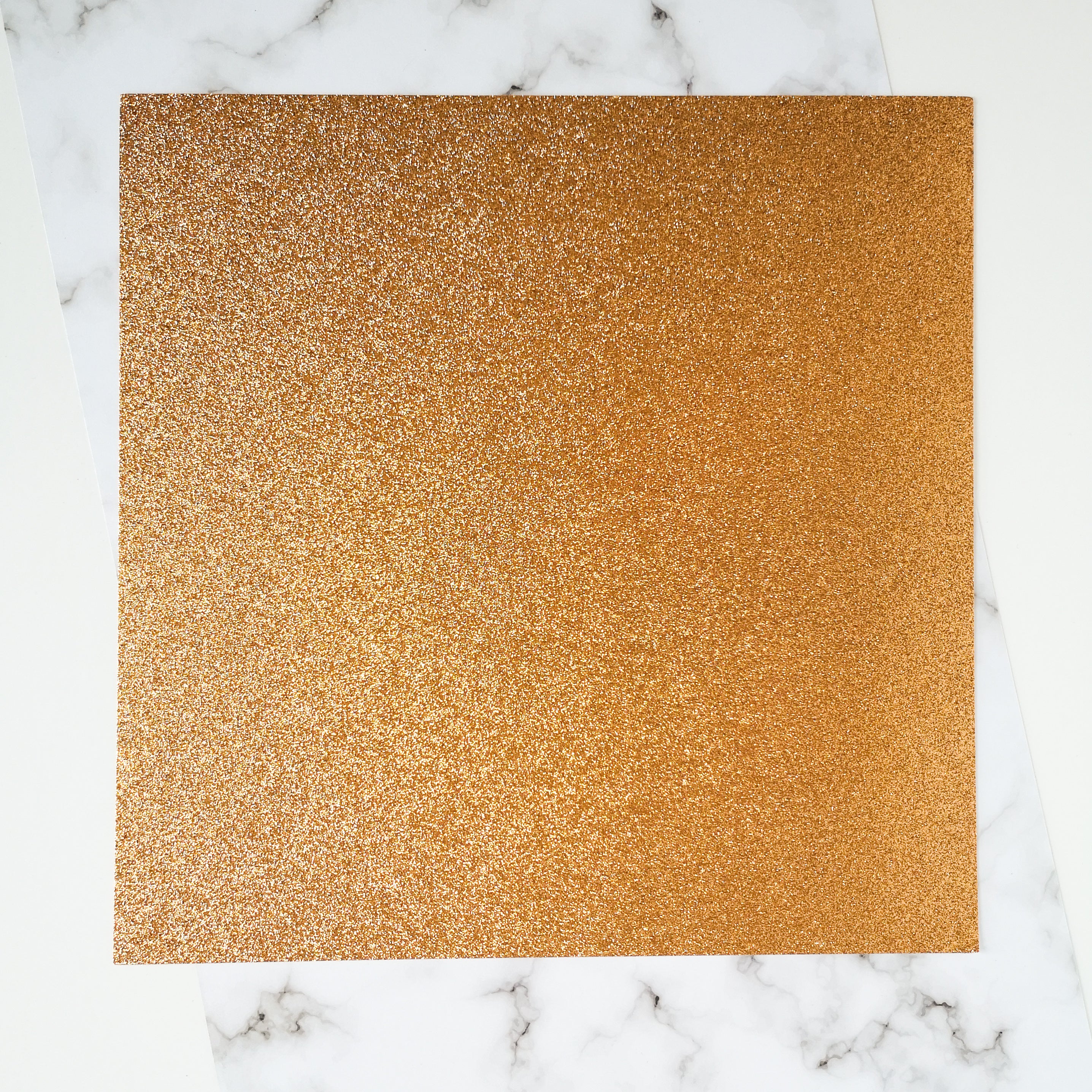 Rose gold copper 12 x 12 inch recycled glitter cardstock