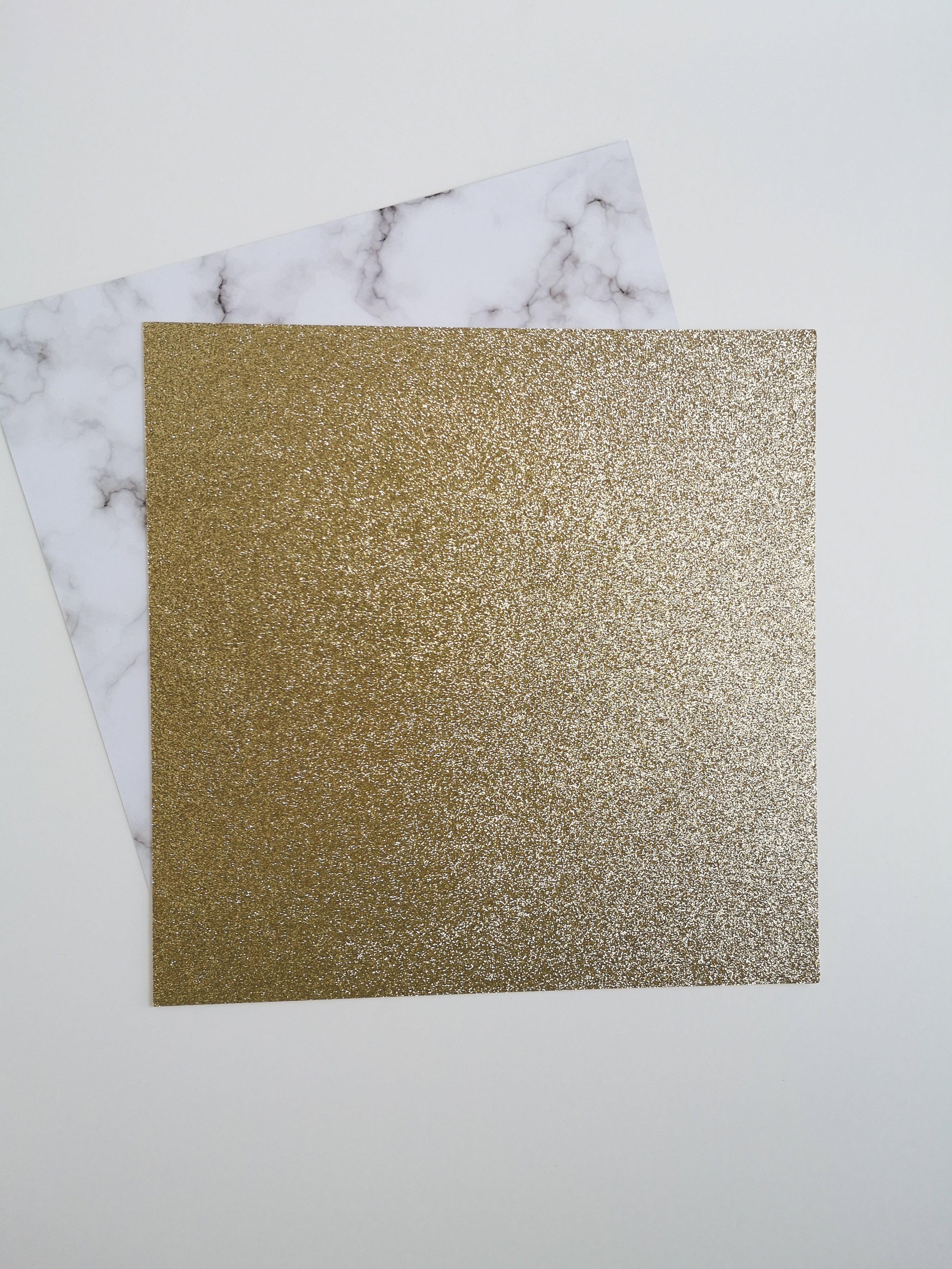 Champagne gold 12 x 12 inch recycled glitter cardstock