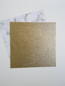 Champagne gold 12 x 12 inch recycled glitter cardstock