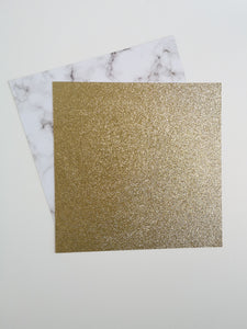 Champagne gold 12 x 12 inch recycled glitter cardstock