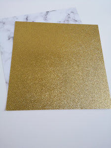 Gold 12 x 12 inch recycled glitter cardstock