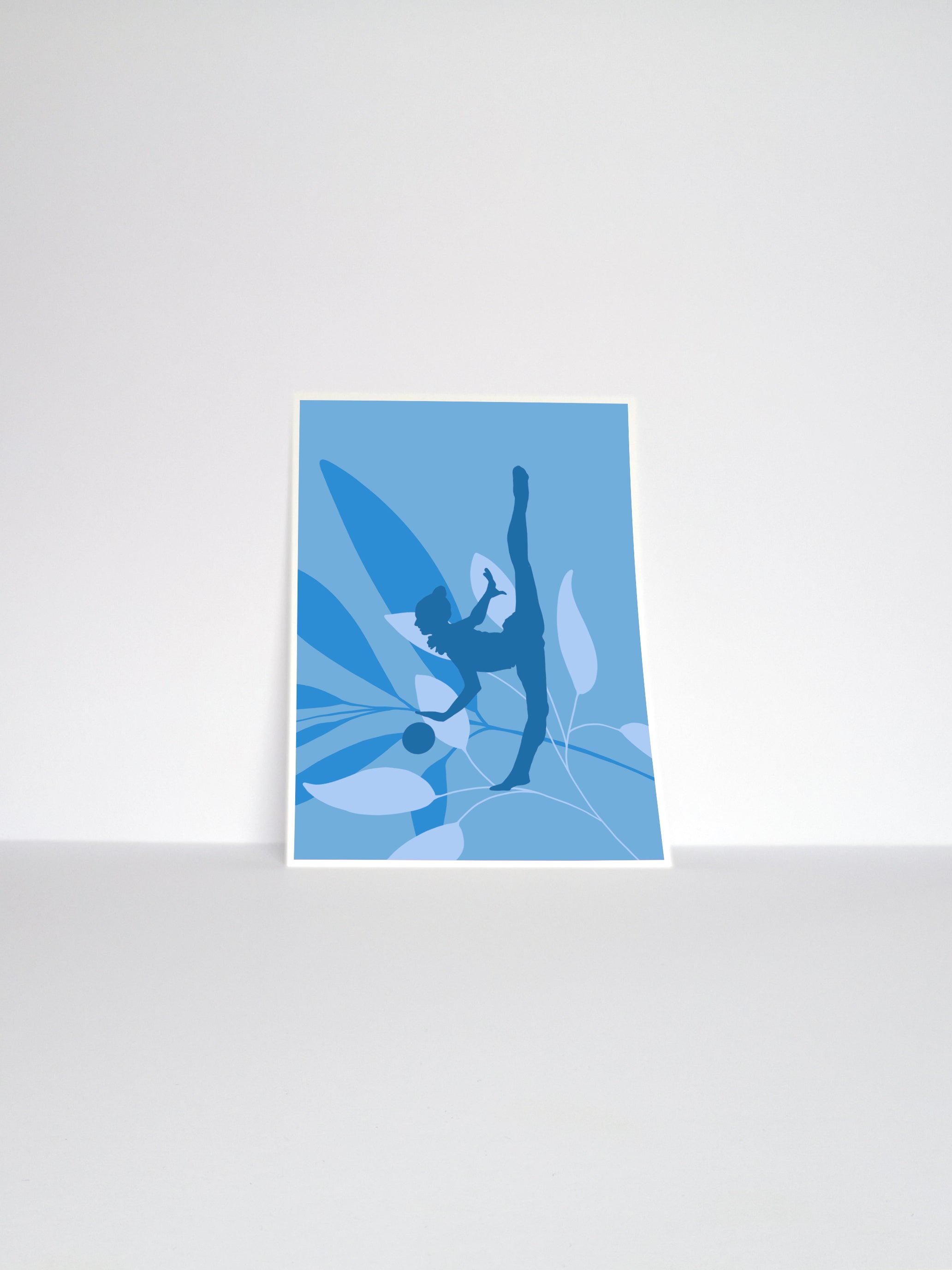 Rhythmic Gymnastics Ball Art Print | Gymnastics Wall Art