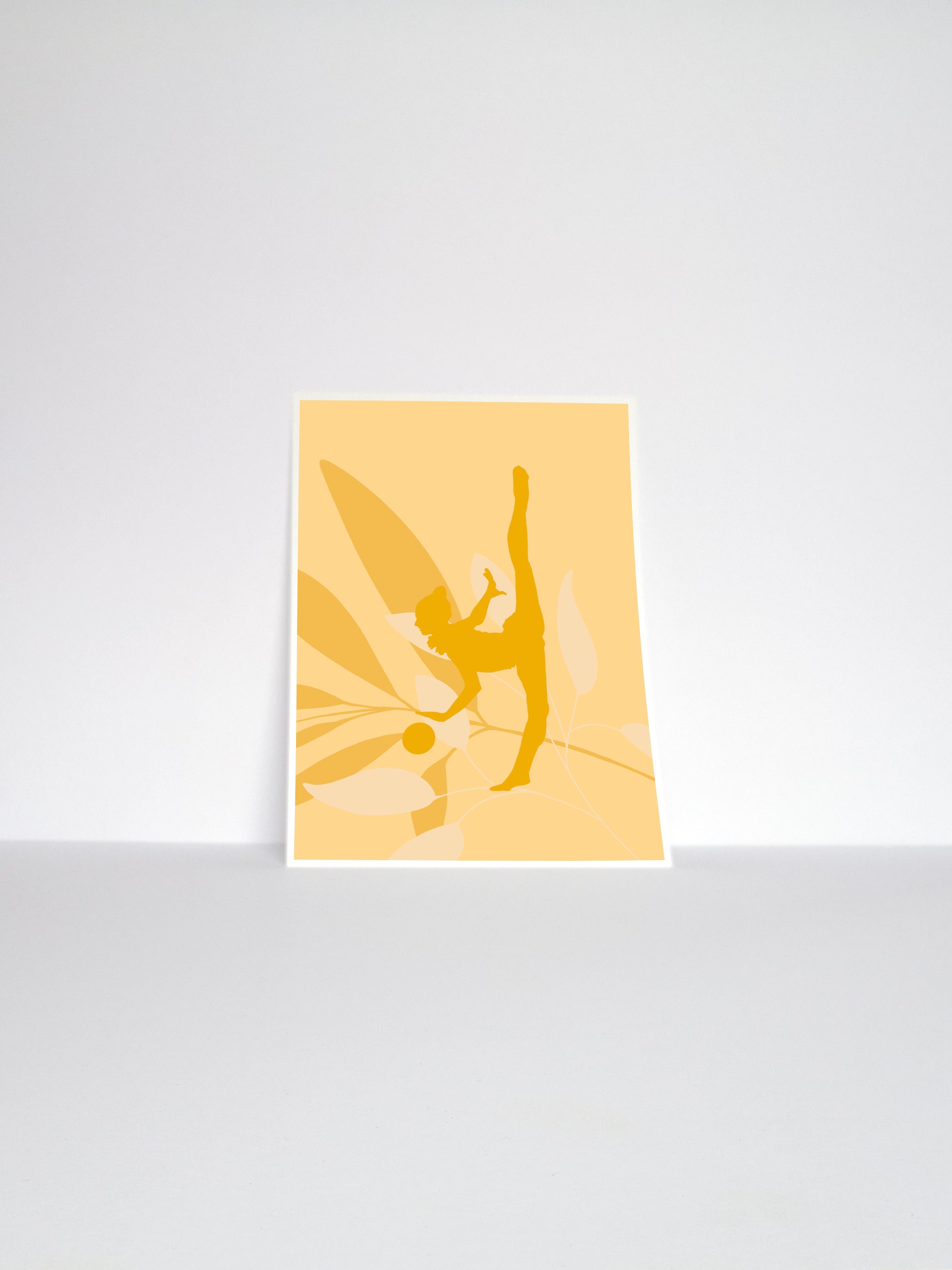 Rhythmic Gymnastics Ball Art Print | Gymnastics Wall Art