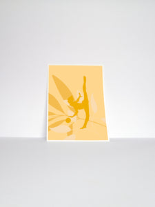 Rhythmic Gymnastics Ball Art Print | Gymnastics Wall Art