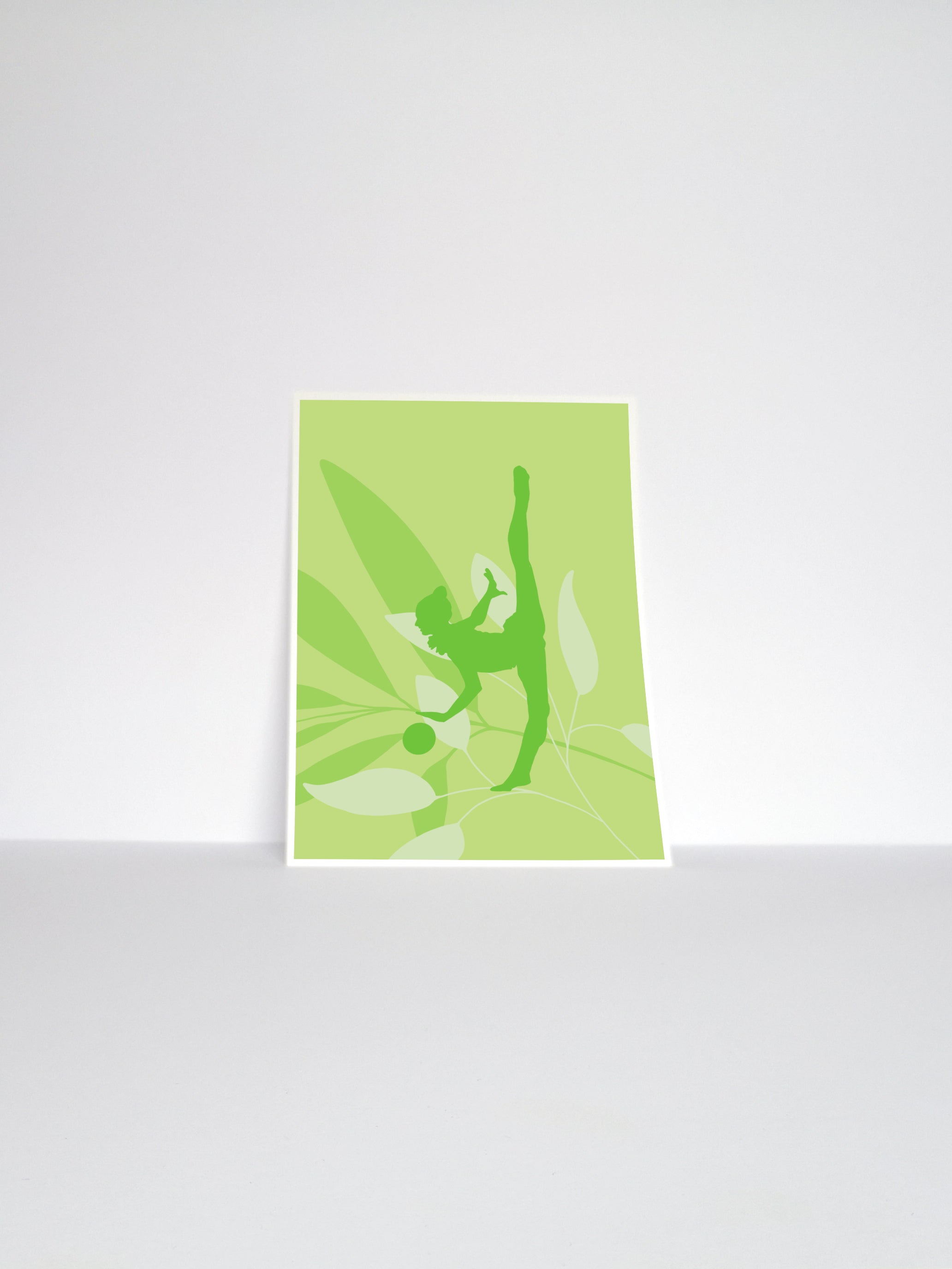 Rhythmic Gymnastics Ball Art Print | Gymnastics Wall Art