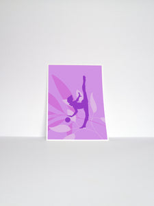 Rhythmic Gymnastics Ball Art Print | Gymnastics Wall Art