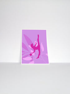 Rhythmic Gymnastics Ball Art Print | Gymnastics Wall Art | Summer '21 Edition