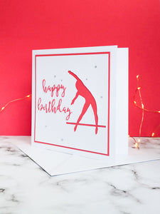 Tkatchev | Handmade Large Square Silhouette Birthday Card | The Bright Edition