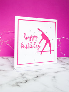 Tkatchev | Handmade Large Square Silhouette Birthday Card | The Bright Edition