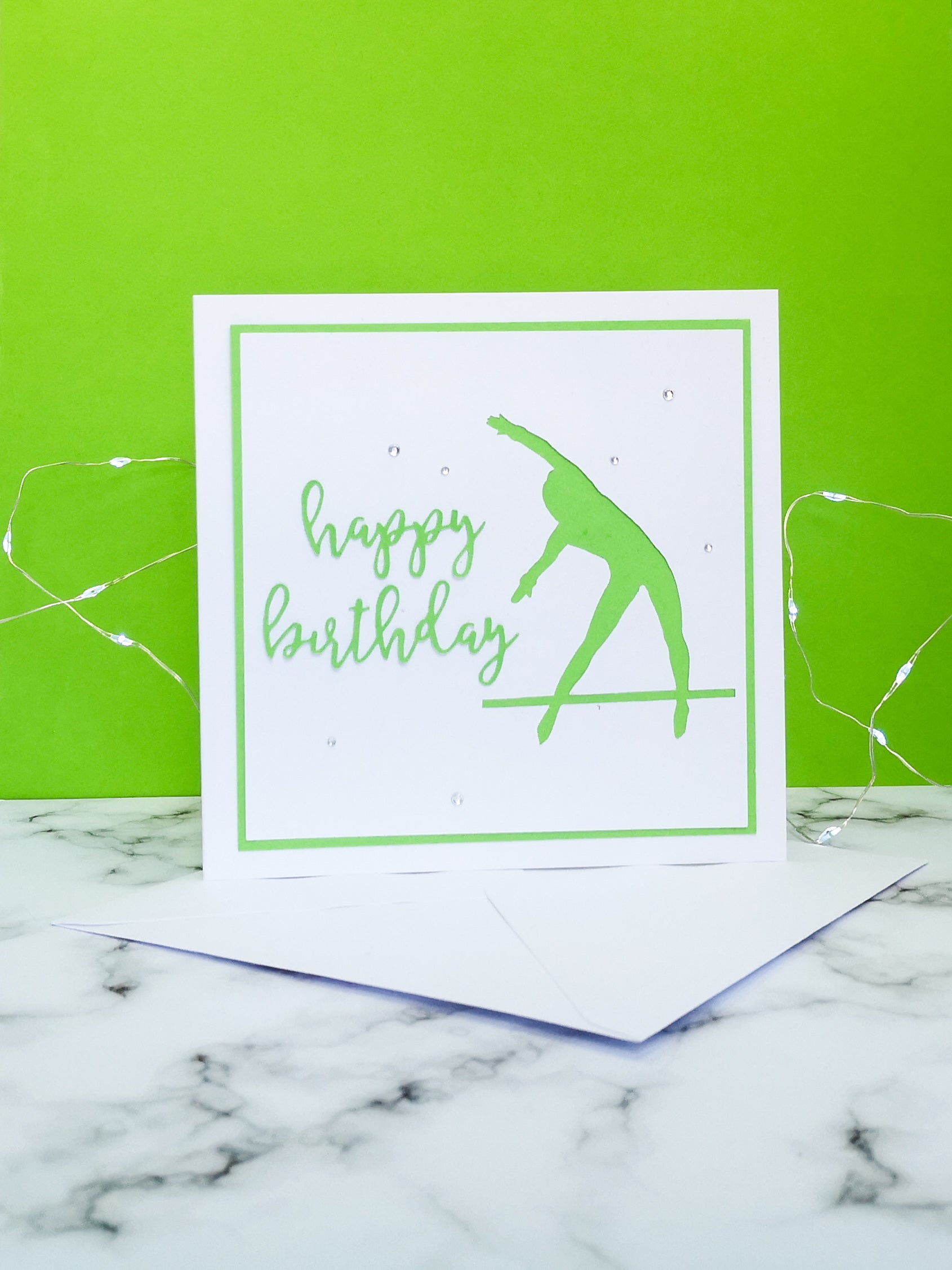 Tkatchev | Handmade Large Square Silhouette Birthday Card | The Bright Edition