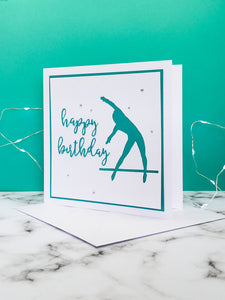 Tkatchev | Handmade Large Square Silhouette Birthday Card | The Bright Edition