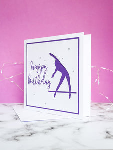 Tkatchev | Handmade Large Square Silhouette Birthday Card | The Bright Edition