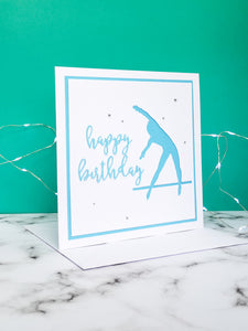 Tkatchev | Handmade Large Square Silhouette Birthday Card | The Bright Edition