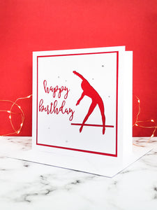 Tkatchev | Handmade Large Square Silhouette Birthday Card | The Bright Edition