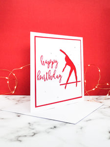 Tkatchev | Handmade Large Square Silhouette Birthday Card | The Bright Edition