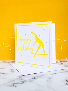 Tkatchev | Handmade Large Square Silhouette Birthday Card | The Bright Edition