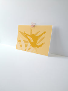 Ring Leap Gymnast Art Print | Gymnastics Wall Art