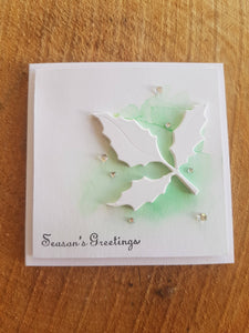 12 Handmade Christmas Card and Envelope Set | Watercolour Mini Cards | Customisable | Various Designs Available